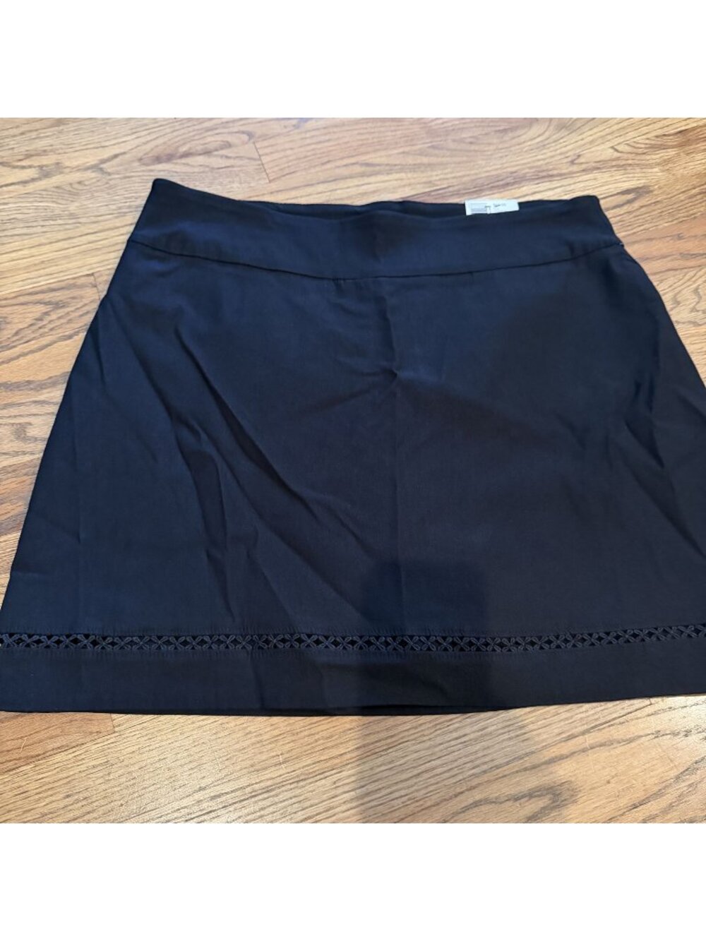 Crown & Ivy Womens Black SKort New 14W